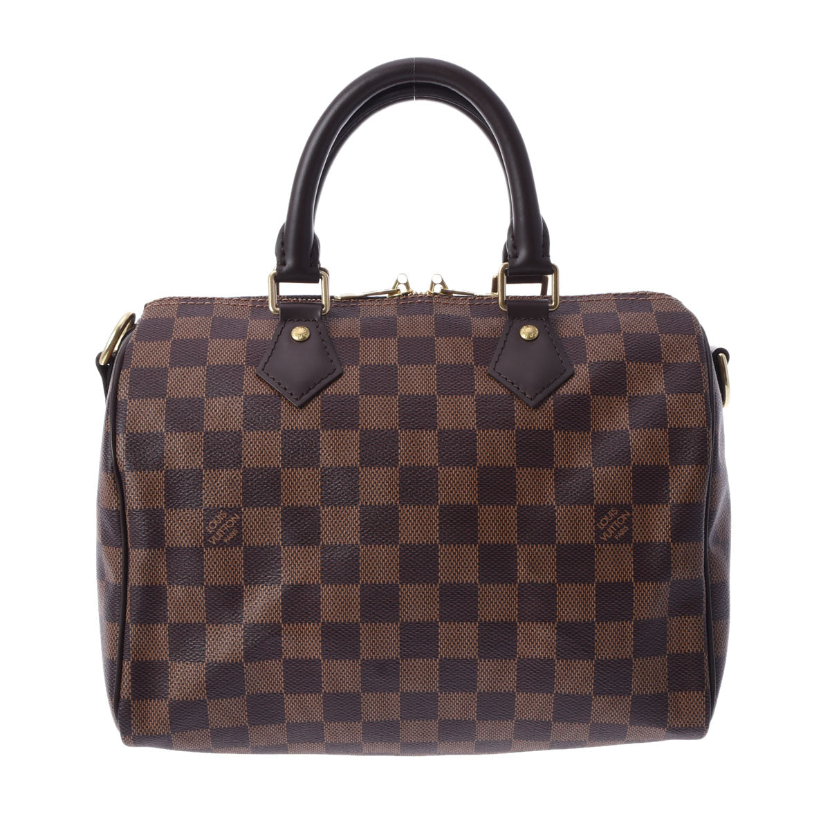 LOUIS VUITTON ルイヴィトン ダミエ スピーディ バンドリエール 25 2WAY ブラウン N41368 レディース ダミエキャンバス ハンドバッグ 新同 中古 