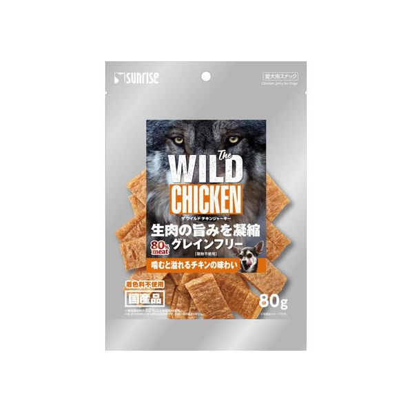 マルカン The WILD CHICKEN JERKY 80g FC002PU-SWI-004