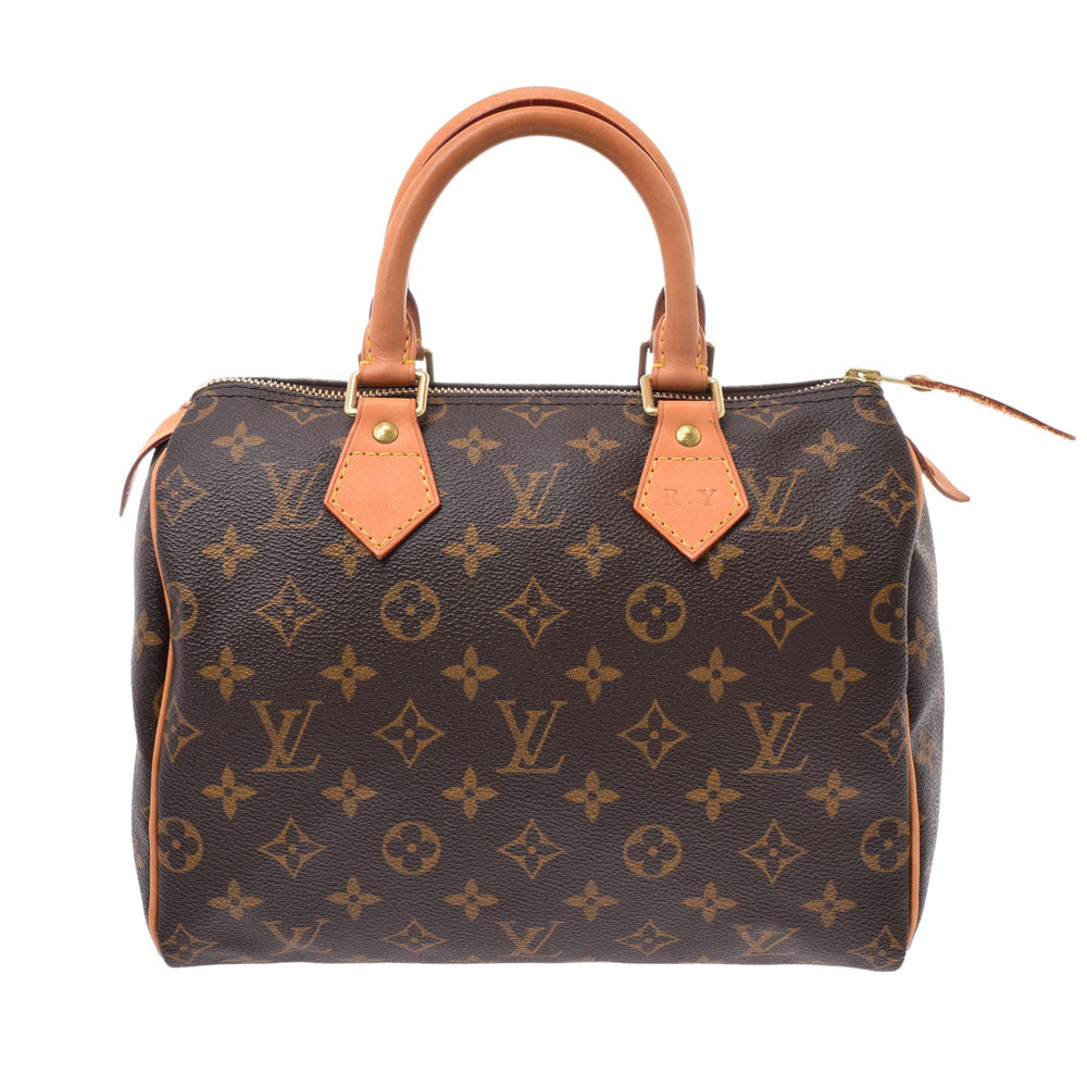 LOUIS VUITTON ルイヴィトン モノグラム スピーディ25 ブラウン M41528 レディース モノグラムキャンバス ハンドバッグ Bランク 中古 