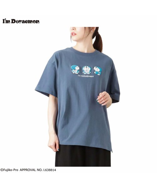 Iｍ Doraemon アイムドラえもん サガラ刺繍Tシャツ 3283－1863