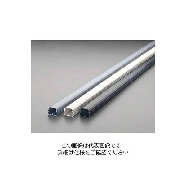 エスコ 70x40mmx2.0m モールダクト(耐候性/白) EA947HM-45 1セット(2本)（直送品）