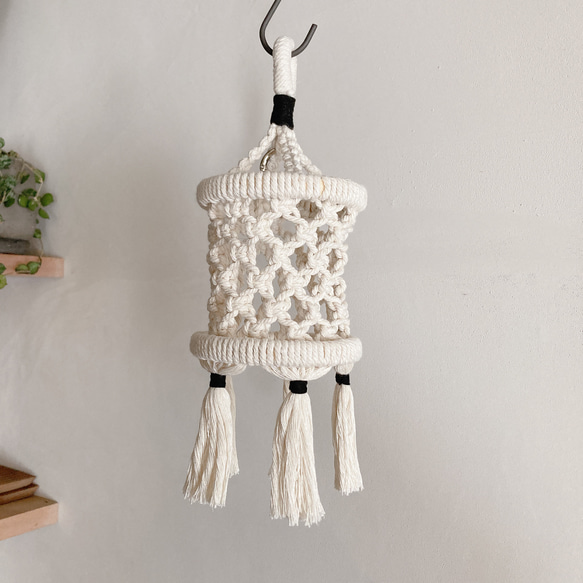 Macrame Lantern Shade