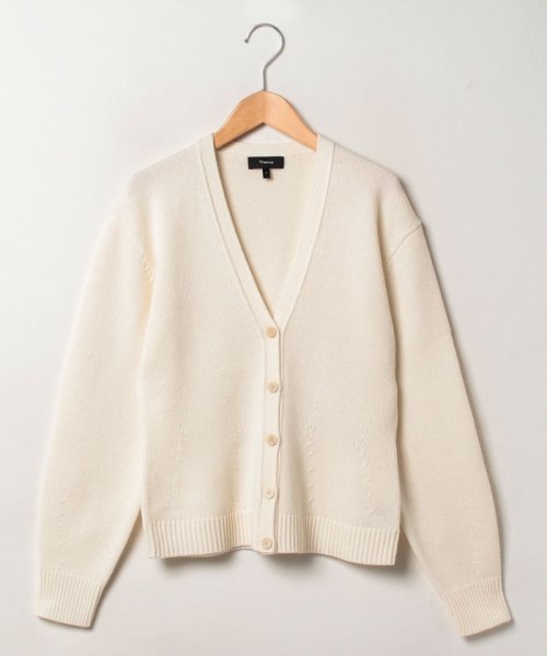 トップス　LANA CASH LS VNECK CARDI