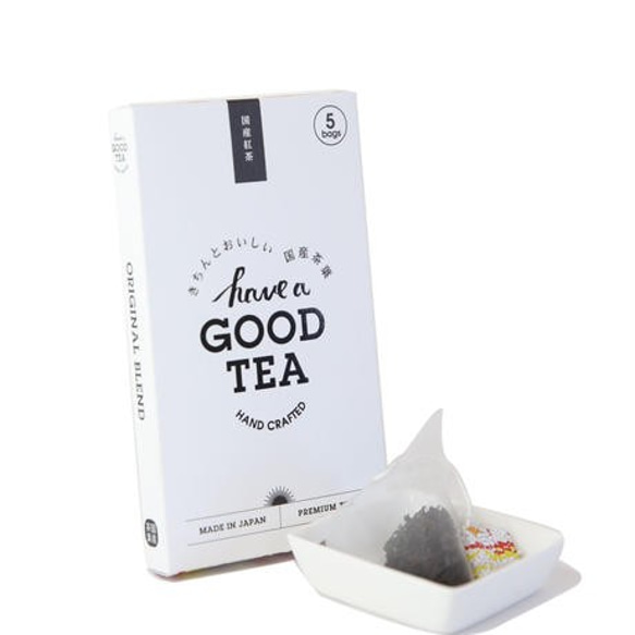 《have a GOOD TEA オリジナルブレンド》国産紅茶（T-bag５個入りminiBOX）