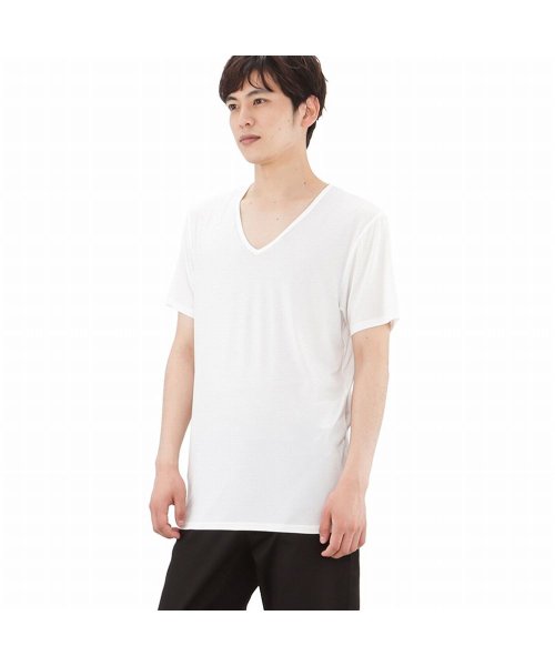 SARARI サラリ COOL VネックTシャツ 321121MH