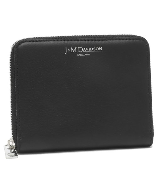 ジェイアンドエムデヴィッドソン 二つ折り財布 ミニ財布 コインケース ブラック レディース J&M DAVIDSON SSZW0XX SCXX 999S