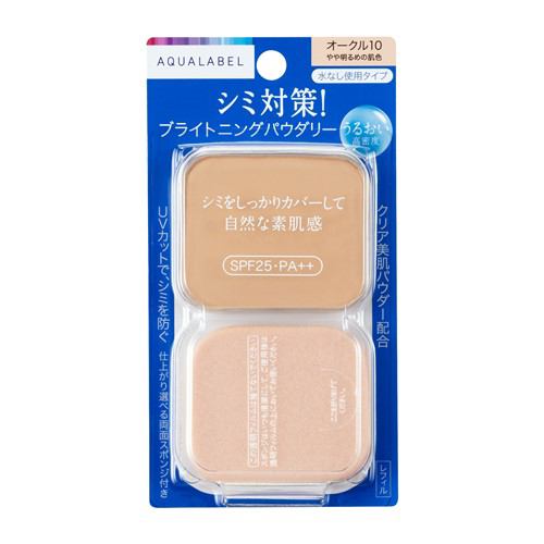 資生堂（SHISEIDO）アクアレーベル ブライトニングパウダリー オークル10 (レフィル) やや明るめの肌色 (11.5g)