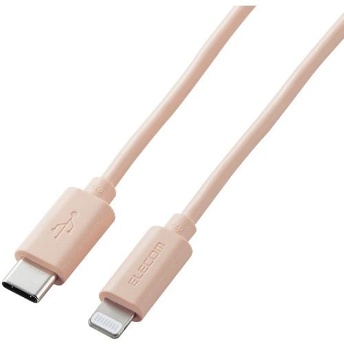 エレコム U2C-APCL10DR USB C-Lightningケーブル 1.0m オレンジ