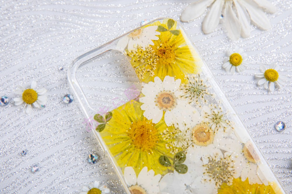 全機種対応iPhone13 Xperia Galaxy スマホケース 押し花ケース 人気 押し花 ❀ケース 花束 花物語