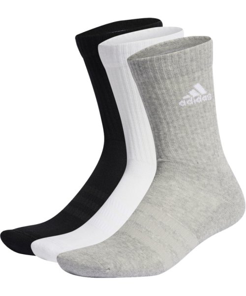 adidas アディダス SPW クッション3Pクルーソックス 靴下 EBB96 IC1311