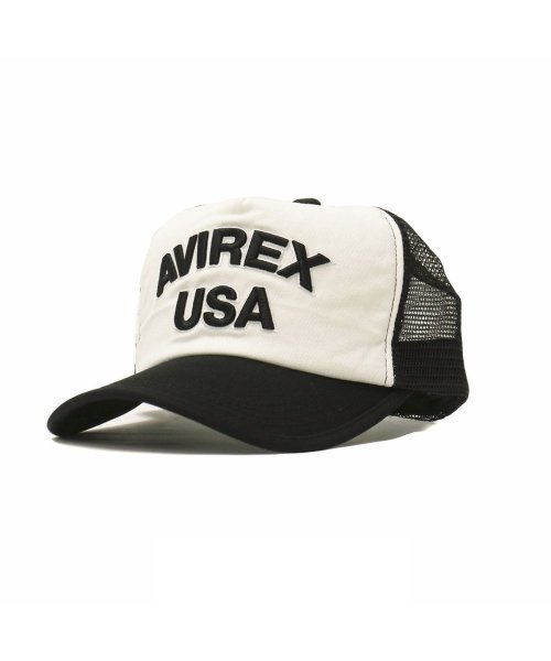 アヴィレックス キャップ AVIREX HEAD WEAR KING SIZE MESH CAP USA ワークキャップ アジャスター付き 14308600