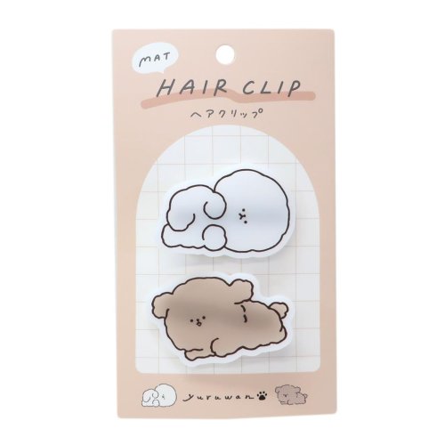 ヘアアクセ マットヘアクリップ YURUWAN カミオジャパン 前髪クリップ かわいい グッズ