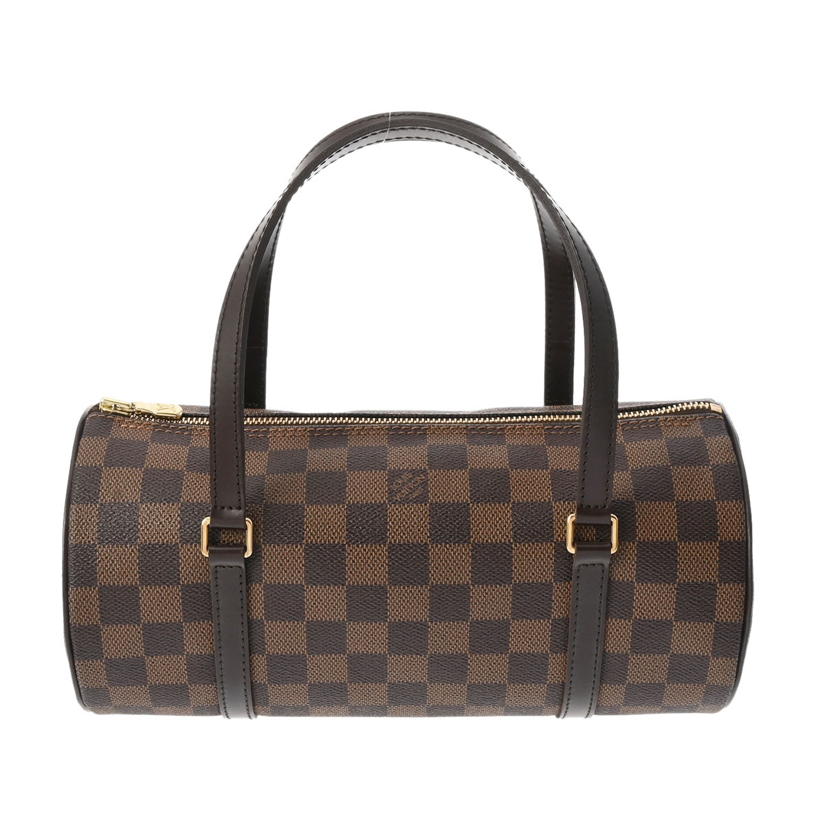 LOUIS VUITTON ルイヴィトン ダミエ パピヨン PM ブラウン N51304 レディース ダミエキャンバス ハンドバッグ Aランク 中古 