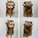 オビツ11ウィッグ モヘア手編みカツラドール