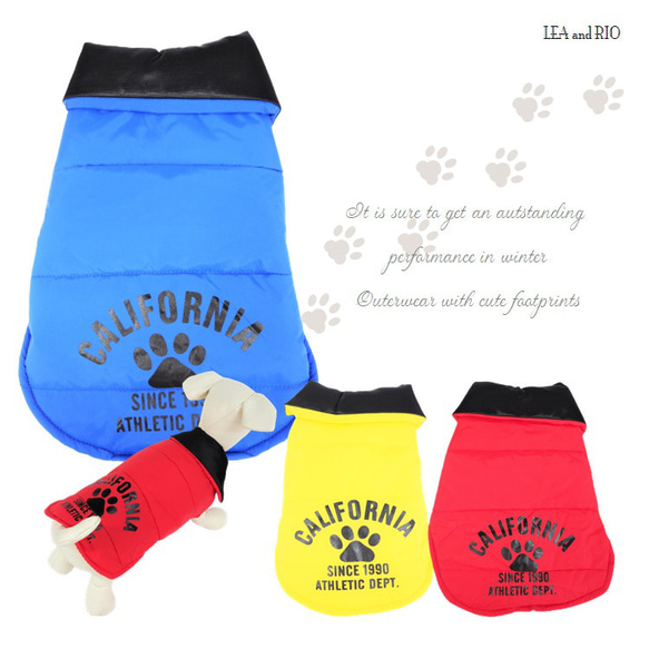 ジャケット トップス アウター ジャンパー 犬 猫 犬服 猫服 ペット 暖かい カジュアル iro67 68 69