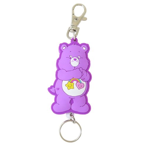 ケアベア キーリング ラバーリールキーホルダー Best Friend Bear CareBears エスケイジャパン 鍵ホルダー キャラクター グッズ