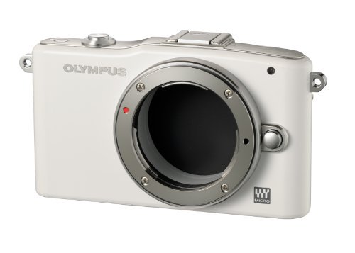 OLYMPUS ミラーレス一眼 PEN mini E-PM1 ボディ ホワイト E-PM1 BODY WHT【中古品】