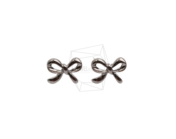 ERG-2724-R【2個入り】リボンピアス,Ribbon Earring/11mm X 15mm