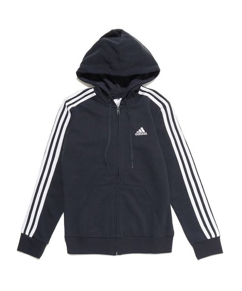 adidas/エッセンシャルズ 3ストライプス フルジップ パーカー / W ESSENTIALS･･･