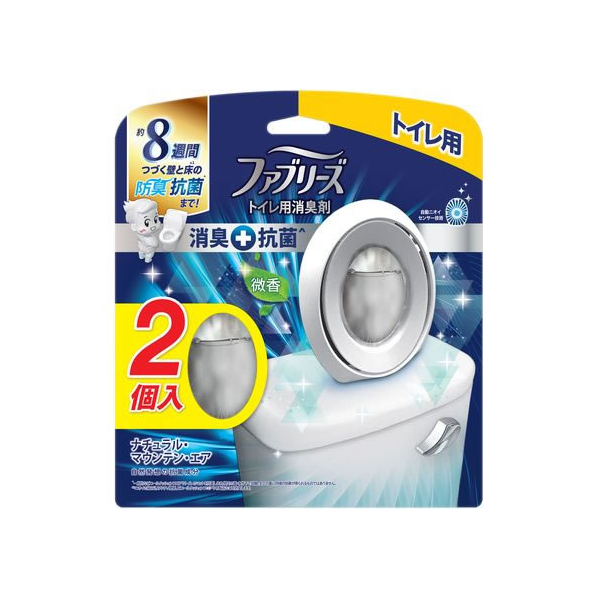 Ｐ＆Ｇ ファブリーズ トイレ用消臭剤 +抗菌 ナチュラルマウンテンエア 微香2P FC916NR