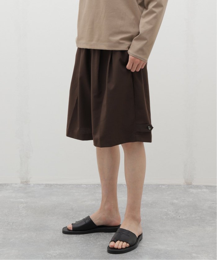 エディフィス/Sillage (シアージ) WOOL TROPICAL GURKHA SHORTS･･･