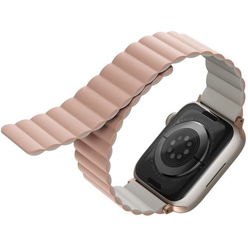 KENZAN UNIQ-45MM-REVPNKBEG Apple Watch 42／44／45MM用マグネットバンド REVIX BLUSH PINK／BEIGE UNIQ45MMREVPNKBEG