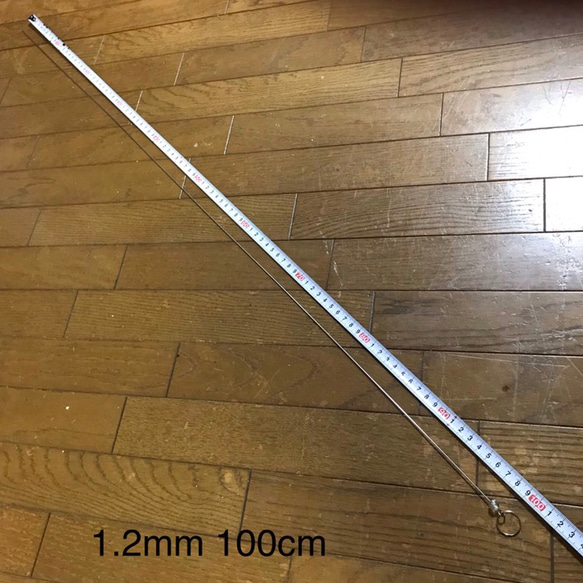 神経締め 0.8mm 1.0mm 48cm 1.2mm 100cm 3本セット 神経絞めジギングタイラバブリ真鯛