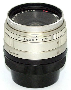 CONTAX Carl Zeiss BiogonT* 28mm F2.8【中古品】