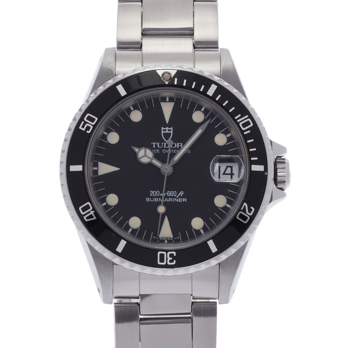 TUDOR チュードル サブマリーナ 75090 メンズ SS 腕時計 自動巻き 黒文字盤 Aランク 中古 