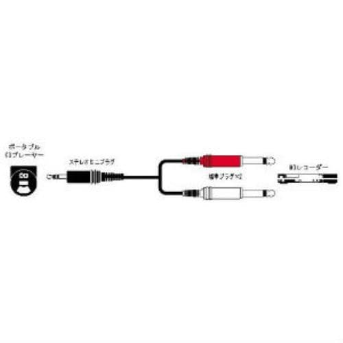 ビクター ステレオミニプラグ(R)-標準プラグ CN211A