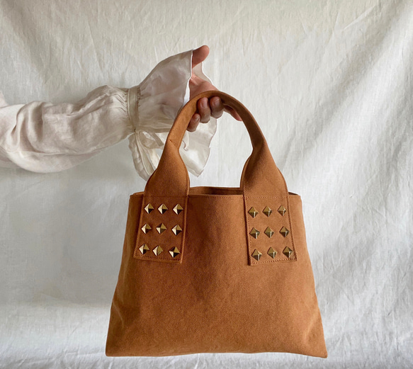 canvas tote bag (camel)