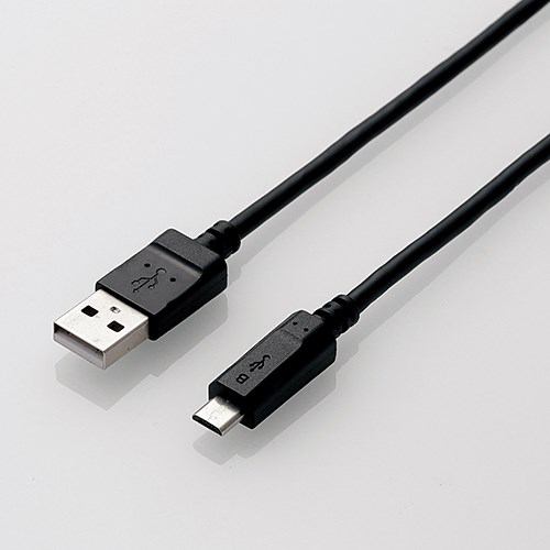 エレコム ELECOM（エレコム） MPA-AMB2U20BK 2A対応microUSBケーブル 2m ブラック