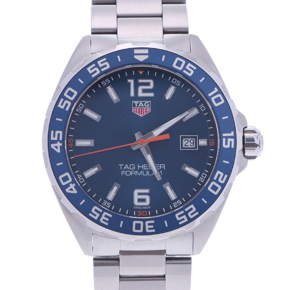 TAG HEUER タグホイヤー フォーミュラ1 WAZ1010.BA0842 メンズ SS 腕時計 クオーツ 青文字盤 Aランク 中古 