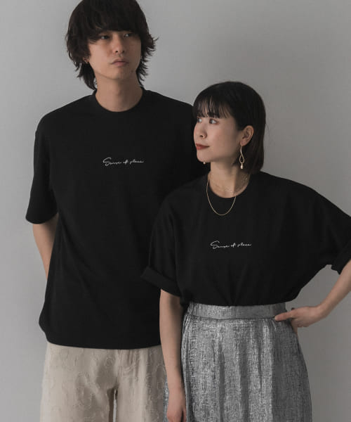 センスオブプレイス バイ アーバンリサーチ/『WEB/一部店舗限定カラー』シシュウポンチTシャツ(･･･