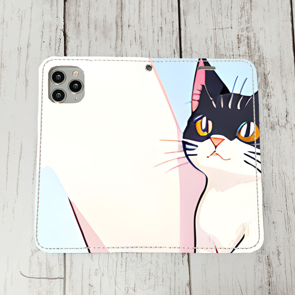 iphoneケース1-4-43 iphone 手帳 ねこ・猫・ネコ 箱1 かわいい アイフォン iface