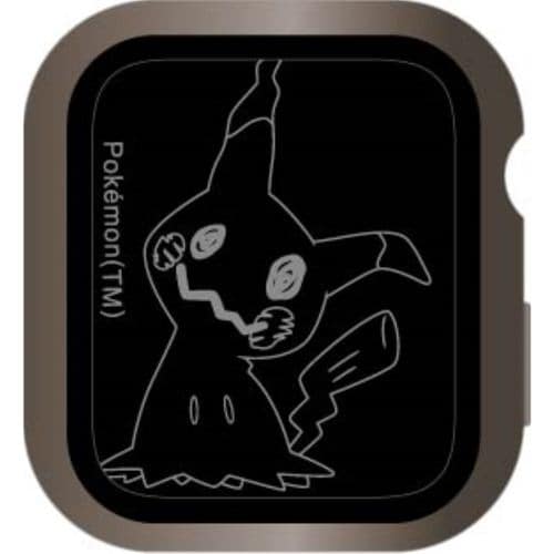 グルマンディーズ POKE-929B ポケットモンスター Apple Watch 40mm対応 ガラスプロテクターケース ミミッキュ