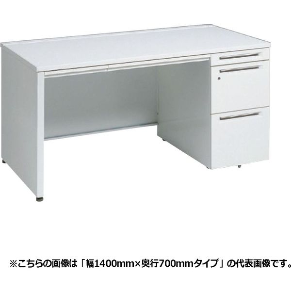 オカムラ アドバンス 片袖机 3段 引出し付 標準 幅1100×奥行700×高さ720mm 3V1SEK