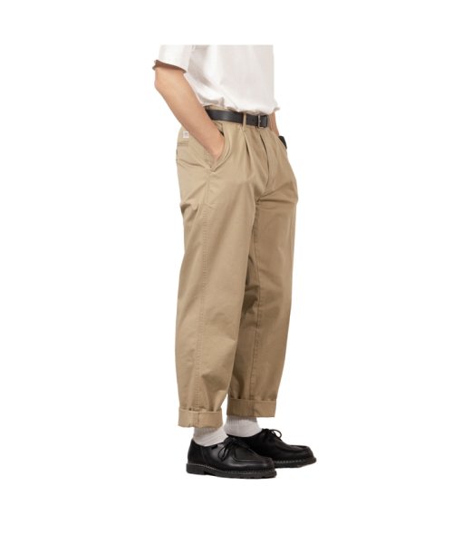 EDWIN エドウィン KHAKIS タックテーパードチノパンツ K0705－14