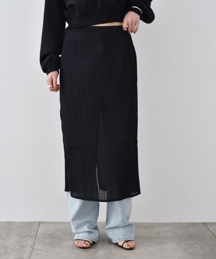 ドレステリア/CODE A｜sheer pleats skirt