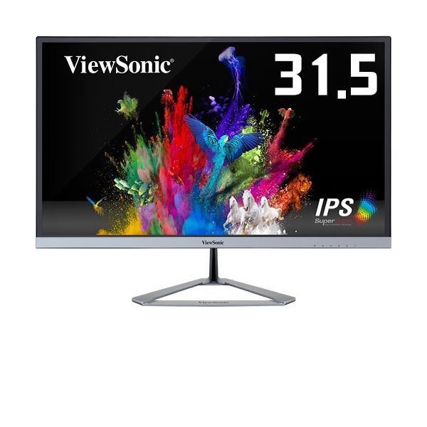 ViewSonic 31.5型ワイドモニター WQHD IPSパネル スリムベゼル HDR対応 VX3276-2K-MHD-72 1個