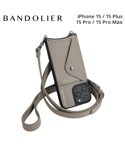 BANDOLIER バンドリヤー iPhone15 15Pro iPhone 15 Pro Max iPhone 15 Plus スマホケース スマホショルダー