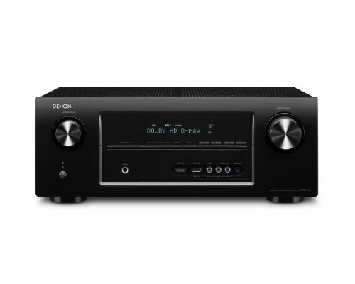 DENON AVサラウンドレシーバー ブラック AVR-2113K【中古品】