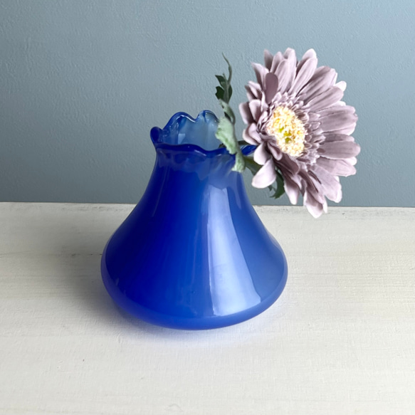 +yuragi no.22 royal blue mini vase /