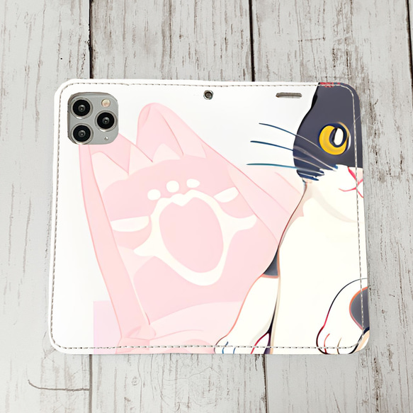 iphoneケース1-5-1 iphone 手帳 ねこ・猫・ネコ 箱2 かわいい アイフォン iface