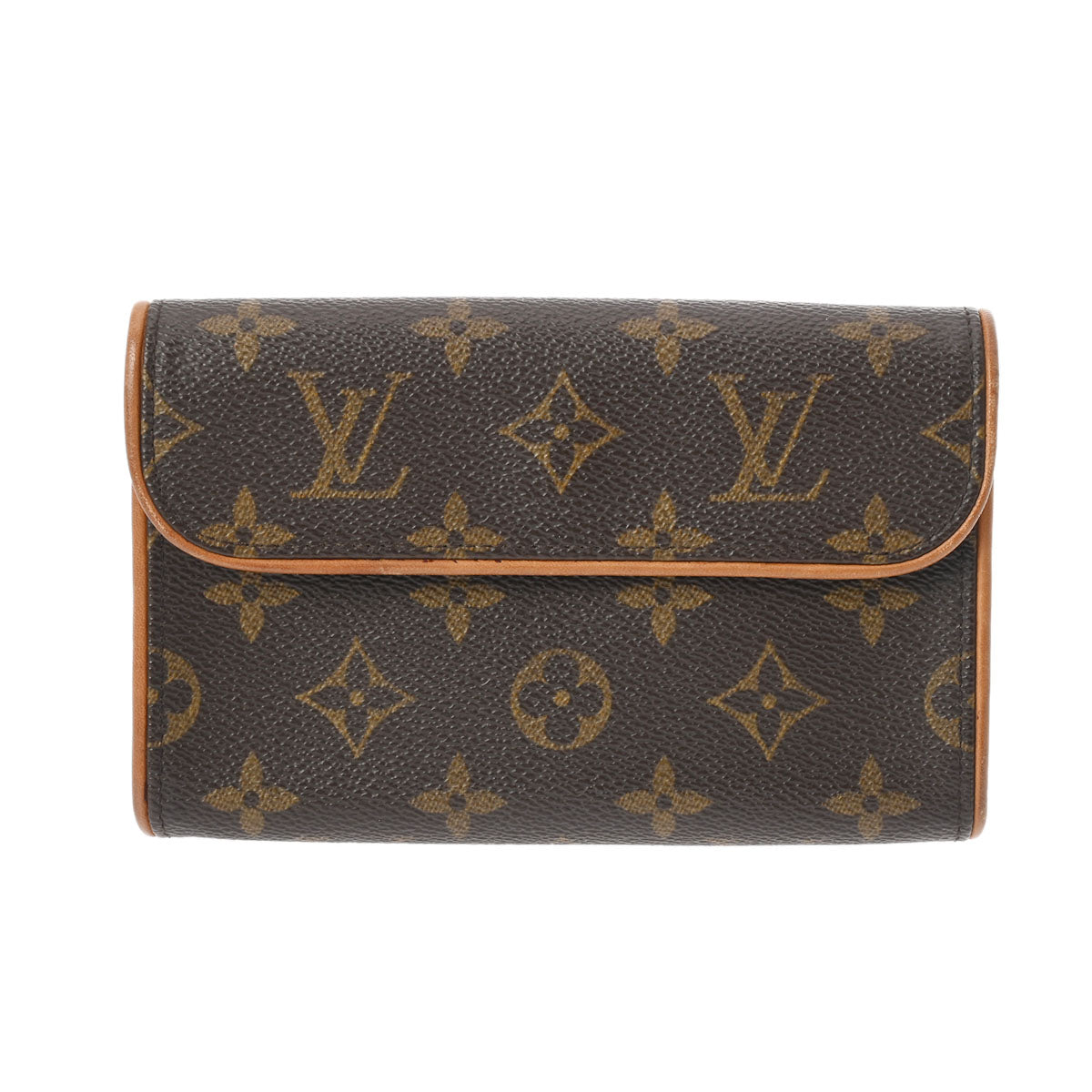 LOUIS VUITTON ルイヴィトン モノグラム ポシェットフロランティーヌ ベルトXS ブラウン M51855 レディース モノグラムキャンバス ウエストバッグ Bランク 中古 