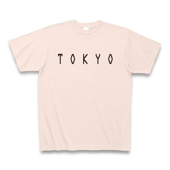 ◆TOKYO2◆文字◆ロゴ◆ヘビーウェイト◆半袖◆Tシャツ◆ライトピンク◆各サイズ選択可