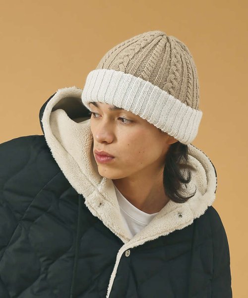 【RUBEN/ルーベン】RIVERSIBLE RIB WATCH CAP /リバ