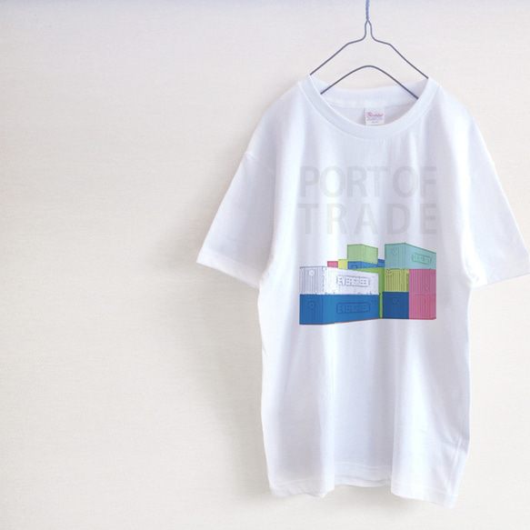 port of trade_Ⅱ　コンテナ　Tシャツ