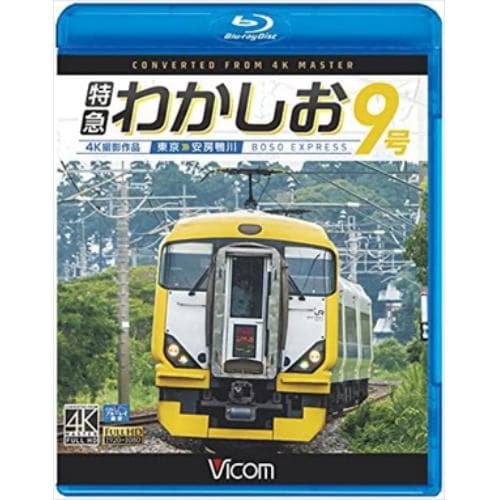 【BLU-R】特急わかしお9号 4K撮影 東京～安房鴨川