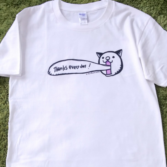 キグルミネコのオリジナルTシャツ